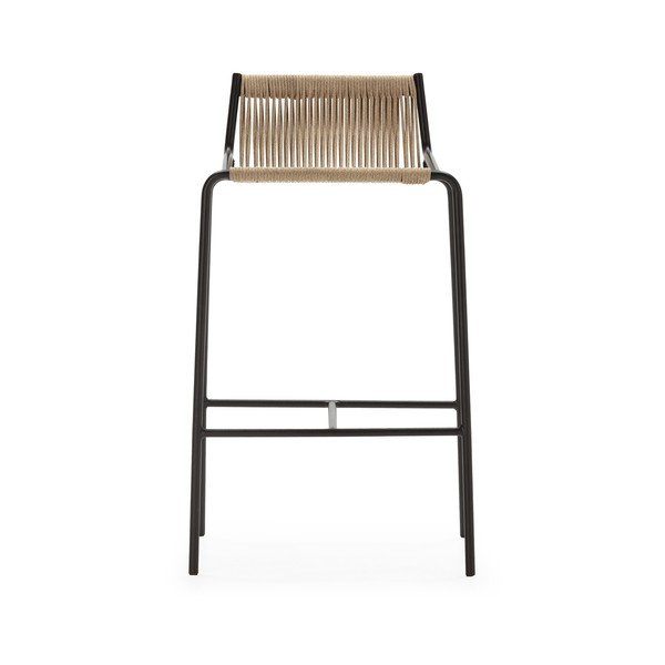 Bež metalna barska stolica (visine sjedala 65 cm) Emily – Marckeric-image-4