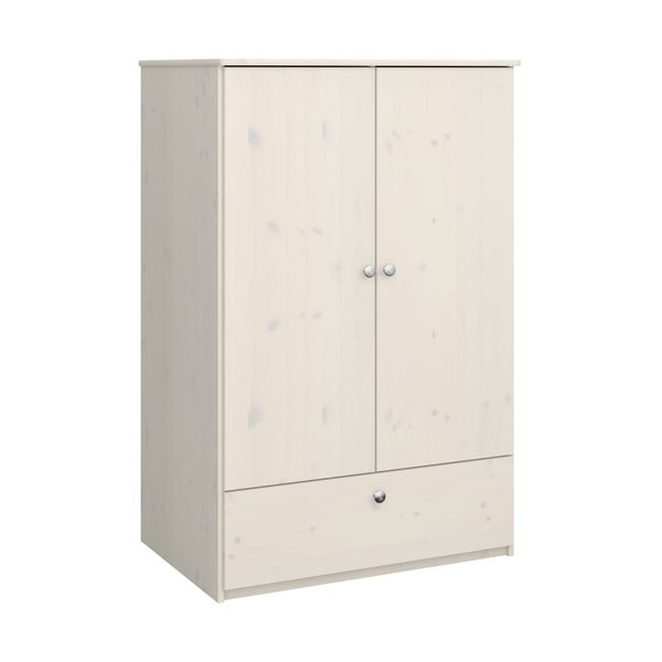 Bijeli dječji ormar od borovine 80x123 cm Memphis - Tvilum-image-2