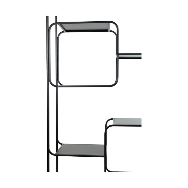Crna metalna polica za knjige 100x206 cm Winston - Light & Living-image-4
