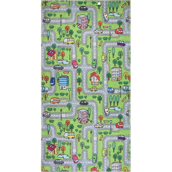 Zeleni dječji tepih 80x150 cm Green Neighborhood – Vitaus