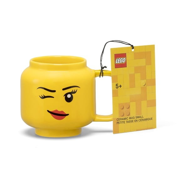Žuta keramička dječja šalica 255 ml Head - LEGO®-image-3