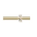 Željezna proširiva karniša mat zlatna 107 - 305 cm Flute – Umbra