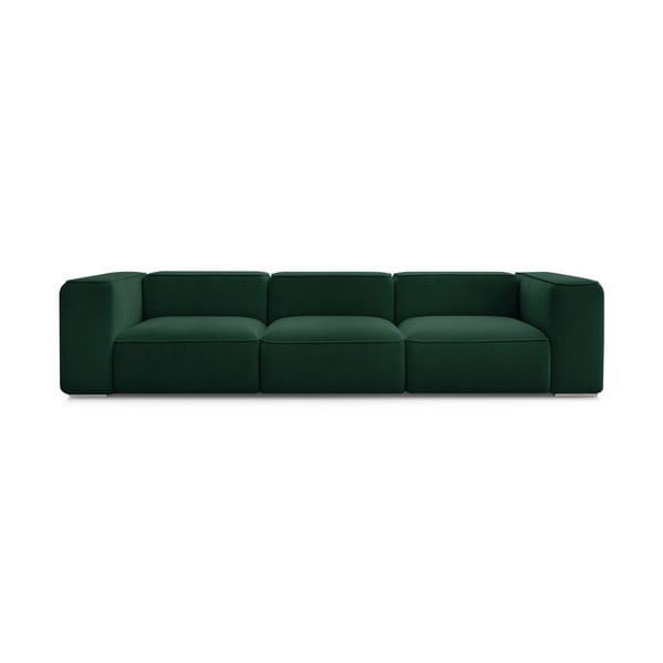 Tamno zelena sofa 345 cm Zephyr – Bobochic Paris