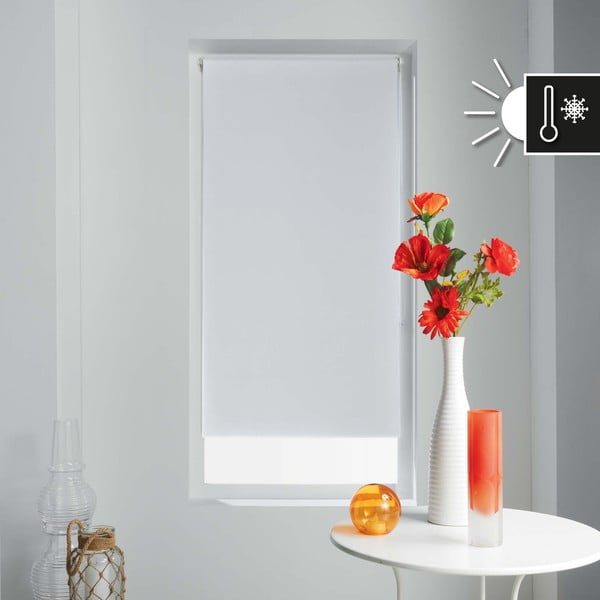 Bijele tekstilne rolete  90x180 cm Occult – douceur d'intérieur-image-2