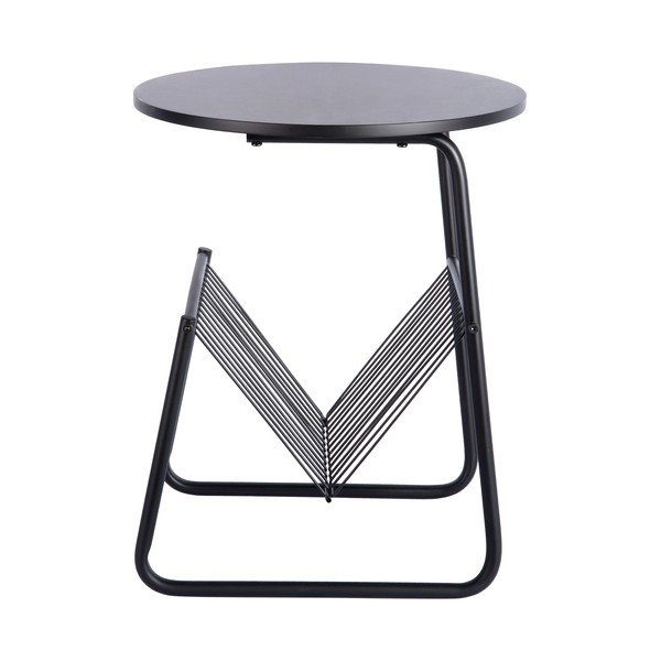 Metalni okrugao pomoćni stol ø 40 cm Riqueza Revista – Leitmotiv-image-3