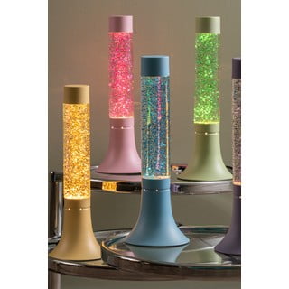 Plava stolna lampa sa staklenim sjenilom (visina 37,5 cm) Astro Glittler – Leitmotiv