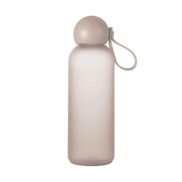 Bež boca za vodu za put od reciklirane plastike 650 ml Tom – Sagaform