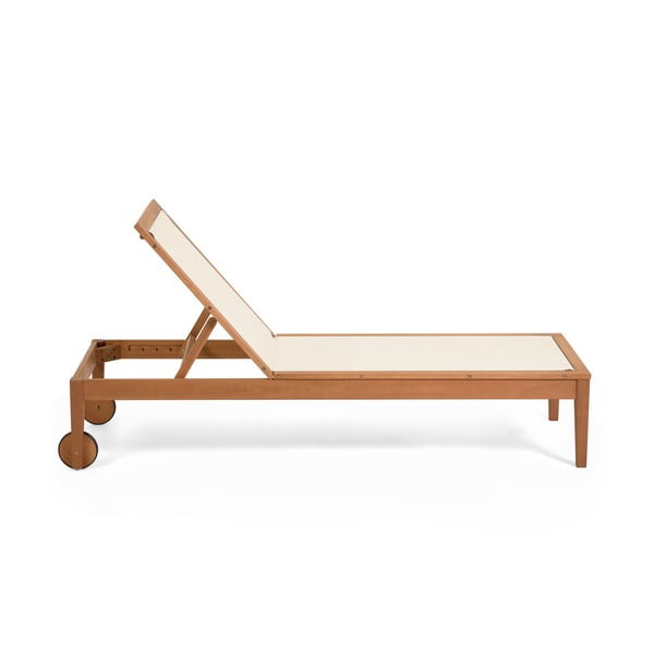 Bež vrtna ležaljka od drveta eukaliptusa Kave Home Caterin-image-2