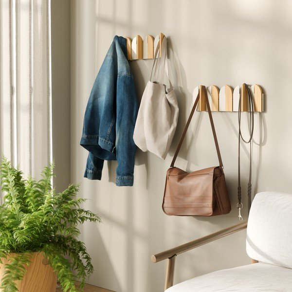 Bež/u prirodnoj boji željezna zidna vješalica 43 cm Saloon – Umbra-image-3
