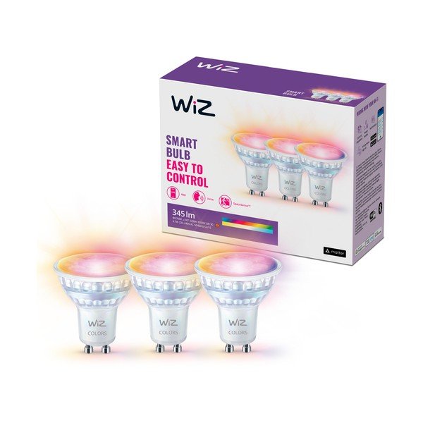 LED pametne žarulje u setu 3 kom GU10, 5 W – WiZ