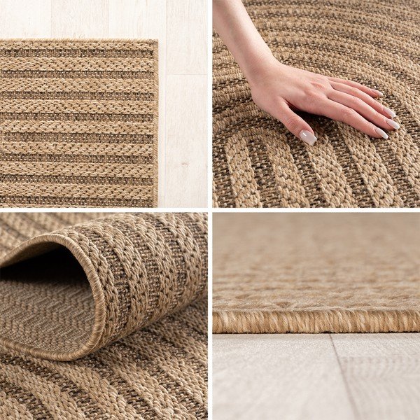 Smeđi okrugao unutarnji i vanjski tepih ø 160 cm Timber 1401 – Ayyildiz Carpets-image-4