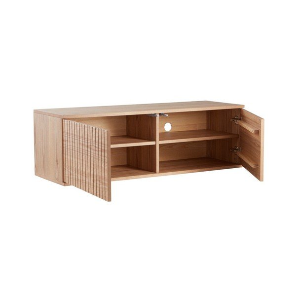TV komoda u dekoru jasena u prirodnoj boji 120x38x40 cm Sandviken – Jotex-image-3