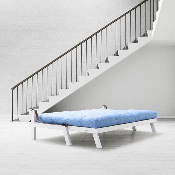Sofa na razvlačenje Karup Poetry White / Celeste / Gris-image-2