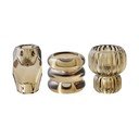 Stakleni svijećnjaci u setu za svijeću lučicu 3 kom – House Nordic