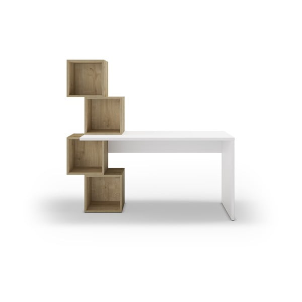 Radni stol u dekoru hrasta 60x154 cm Cubik – Marckeric