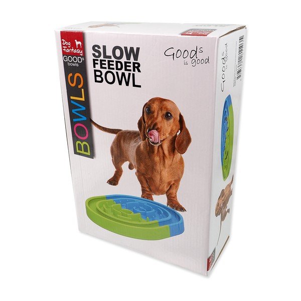 Plastična zdjelica za sporo hranjenje za pse Dog Fantasy – Plaček Pet Products-image-2