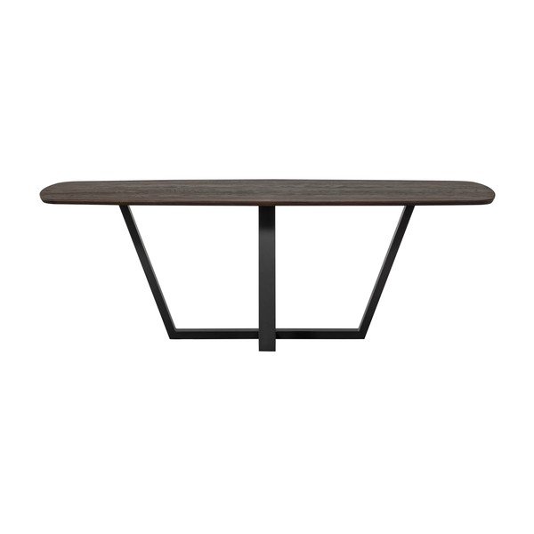 Blagovaonski stol s hrastovom pločom stola 100x220 cm Tablo – WOOOD
