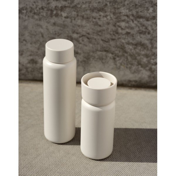 Bež termo šalica od nehrđajućeg čelika 400 ml Singles – Zone-image-1