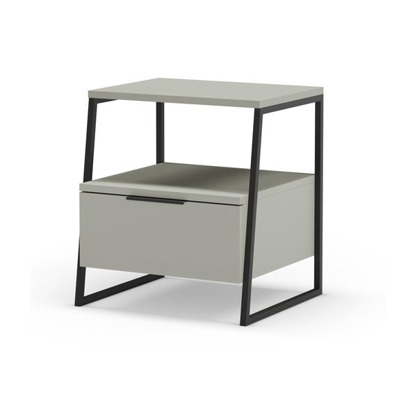 Zeleni/sivi noćni ormarić Velia – Marckeric