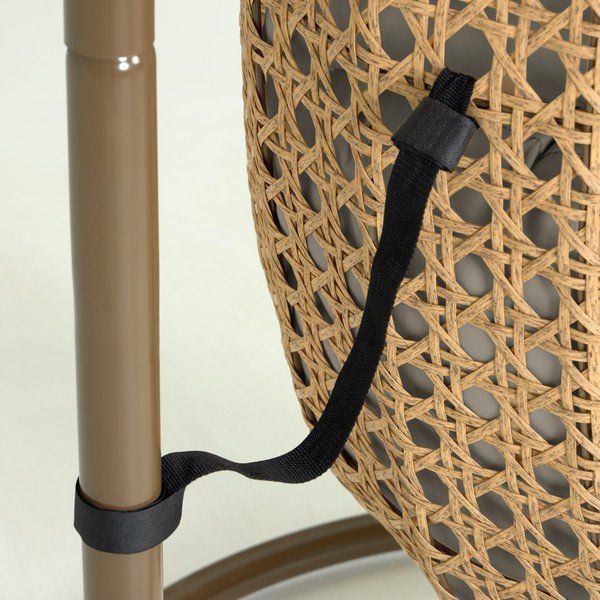 Viseća vrtna stolica sa stalkom Kave Home Cira-image-4