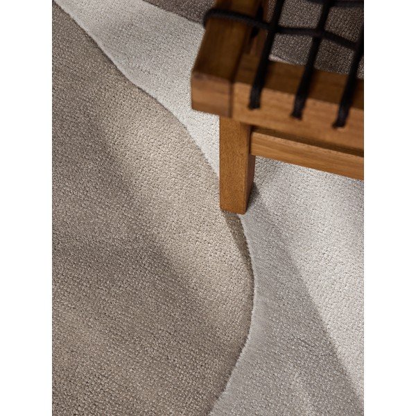 Bež ručno rađen vunen okrugao tepih ø 160 cm Hackney Clarissa – Ted Baker-image-3