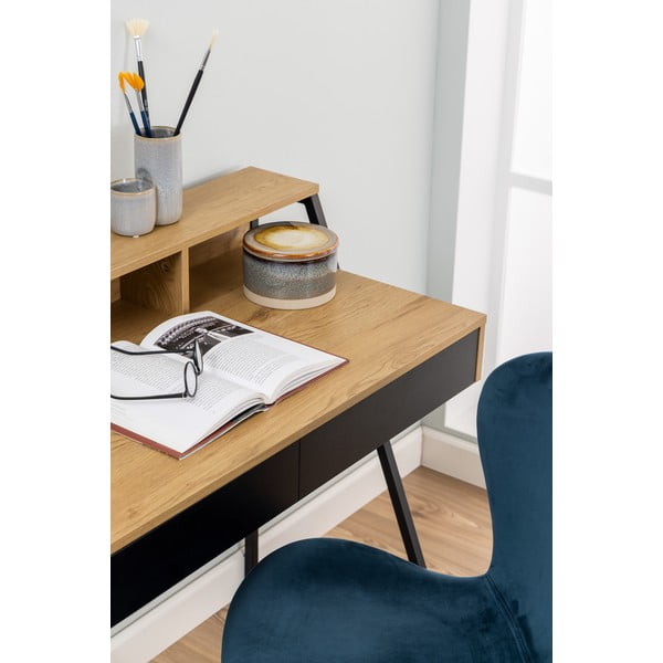 Radni stol s pločom u dekoru hrasta Acton Reece, 100 x 50 cm-image-2