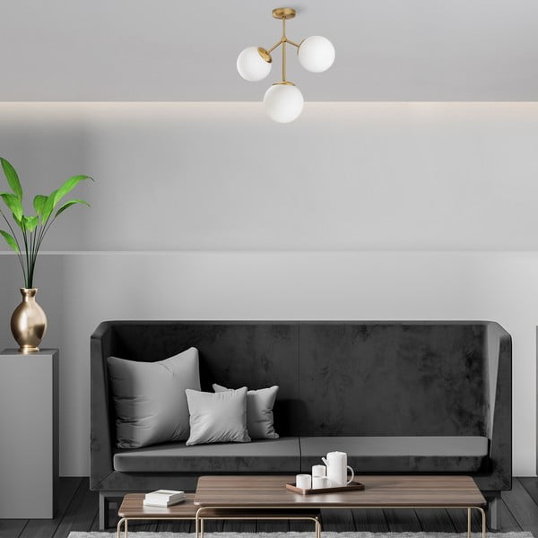 Stropna svjetiljka za 3 žarulje Opviq lights Damar-image-1