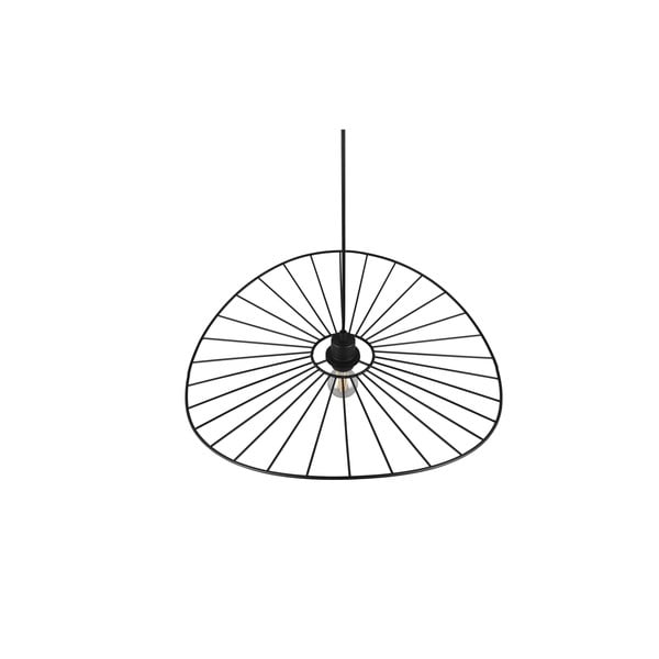 Mat crna viseća svjetiljka ø 60 cm Chapeau – Reality-image-3