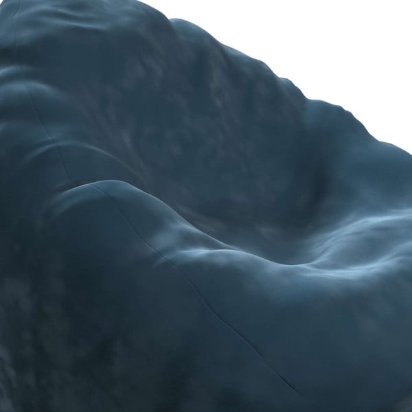 Plava vreća za sjedenje Posh Velvet - Yellow Tipi-image-1