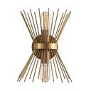 Zidna lampa u zlatnoj boji Kirpi – Opviq lights