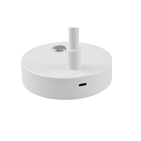 Bijela LED stolna lampa s mogućnošću zatamnjivanja (visina 28 cm) Lenny – Trio-image-4