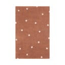 Ciglasti periv/ručno rađen pamučan dječji tepih 100x150 cm Mini Dot Chestnut – Lorena Canals