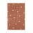 Ciglasti periv/ručno rađen pamučan dječji tepih 100x150 cm Mini Dot Chestnut – Lorena Canals