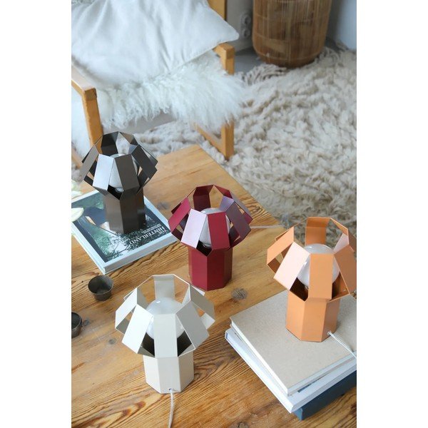 Crvena metalna stolna lampa s metalnim sjenilom (visina 27 cm) Octa – Markslöjd-image-4