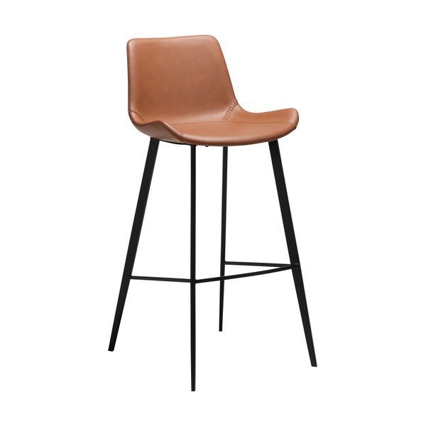 Konjak smeđa barska stolica (visine sjedala 74,5 cm) Hype – DAN-FORM Denmark