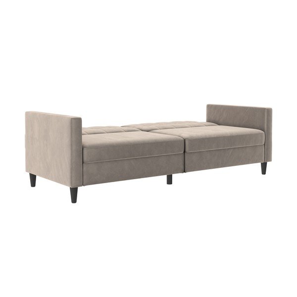 Bež baršunasti sofa 203 cm Hartford – Støraa-image-2