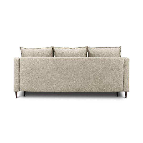 Bež kauč na razvlačenje s prostorom za odlaganje Mazzini Sofas Ancolie, 215 cm-image-4