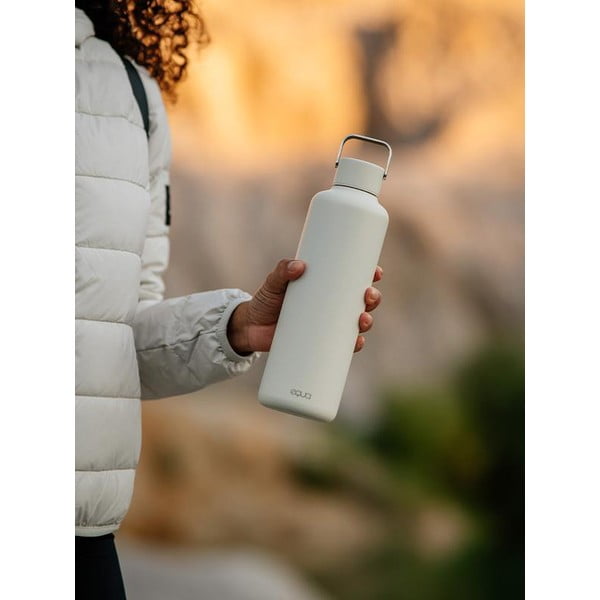 Bijela boca od nehrđajućeg čelika Equa Timeless, 1 l-image-2