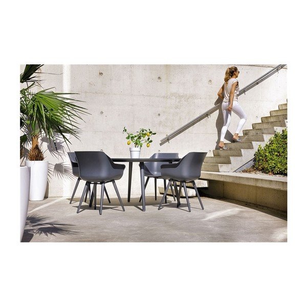 Set od 2 tamnosive vrtne stolice Hartman Sophie Studio-image-1