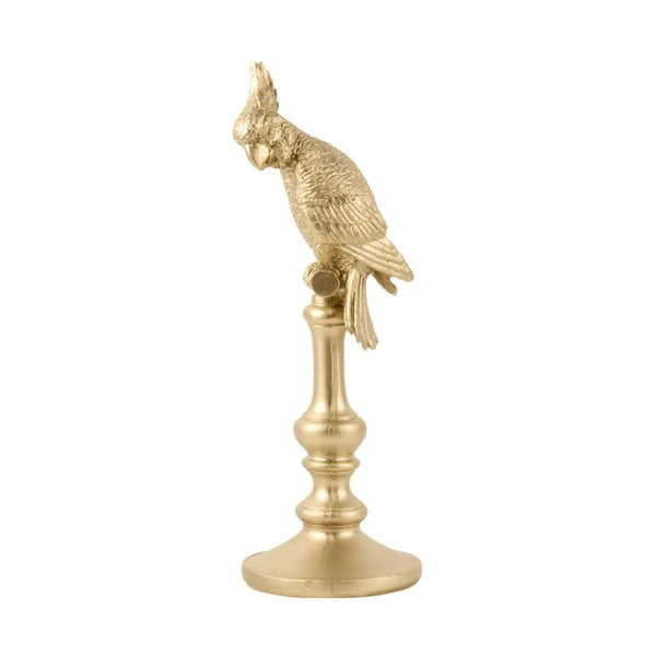 Statueta u zlatu PT LIVING Cockatoo, visina 28,5 cm