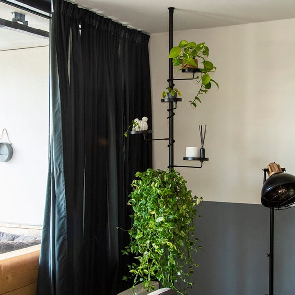 Crna teleskopska polica za cvijeće Esschert Design, dužine 210 - 301 cm-image-1