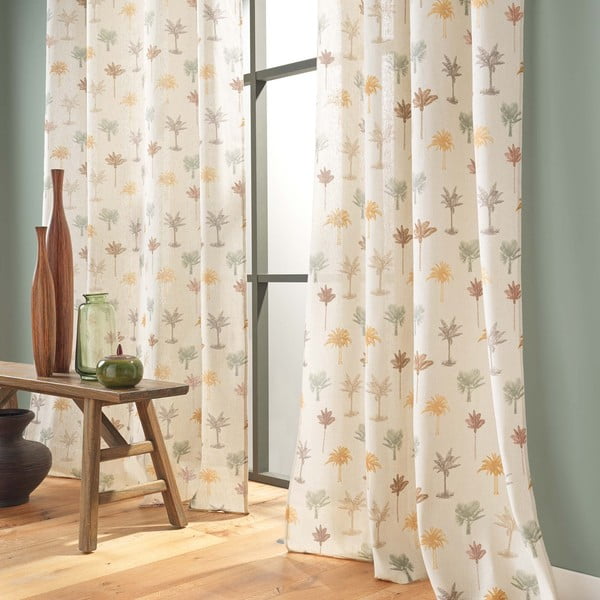 Bež zavjesa 140x240 cm Palmelia – douceur d'intérieur-image-2