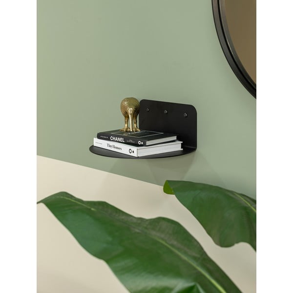 Crna metalna polica 30 cm Flex – Spinder Design-image-3