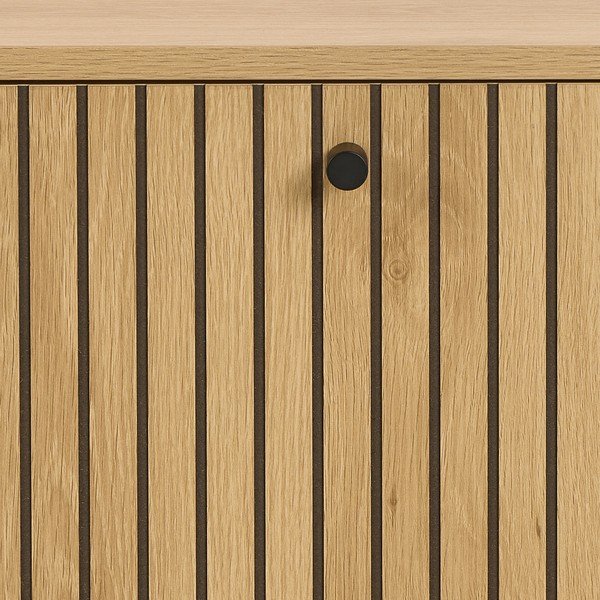 Preklopni ormarić za cipele u dekoru hrasta u prirodnoj boji 72x43x17 cm Albany  – Actona-image-4