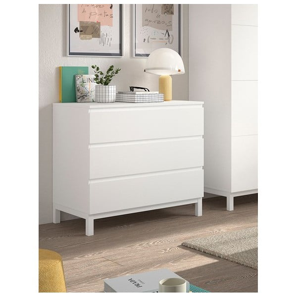 Bijela dječja komoda 99x89x57 cm Eva – Vipack-image-1