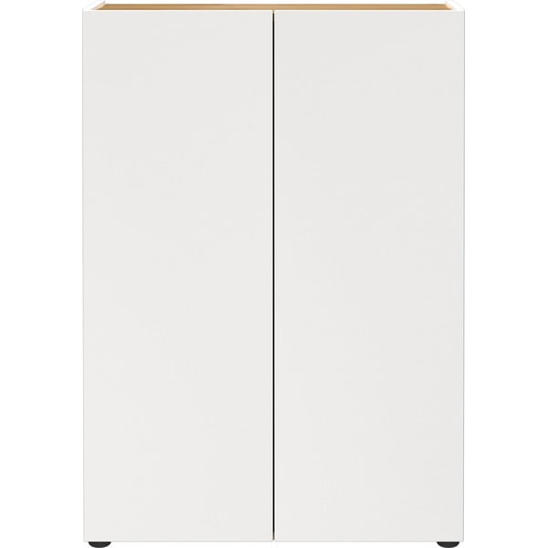 Bijeli ormarić u dekoru hrasta 74x105x33 cm Alviano – Germania-image-4