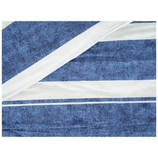 Plava posteljina za krevet za jednu osobu od krepa 140x200 cm Blue Line – B.E.S.
