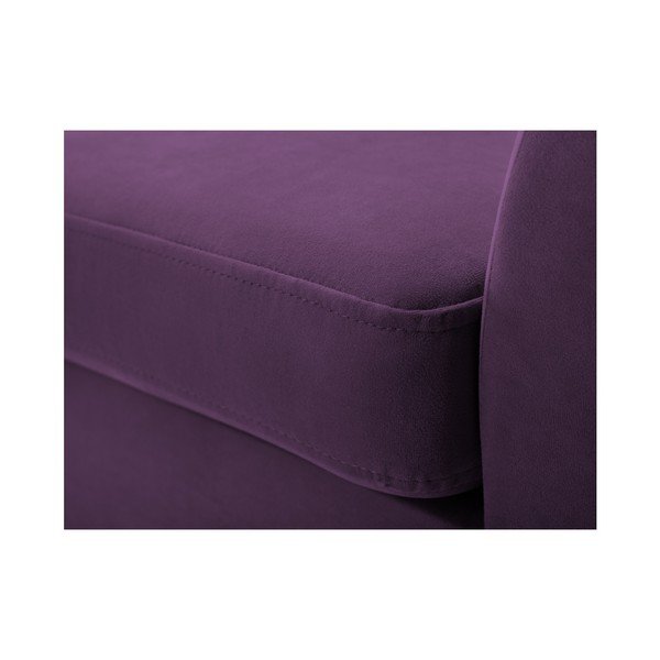Ljubičasti kauč na razvlačenje za 3 sjedala s prostorom za odlaganje Mazzini Sofas Peony-image-1