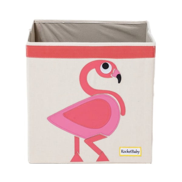 Dječja kutija za pohranu od tkanine Mingo the Flamingo - Rocket Baby