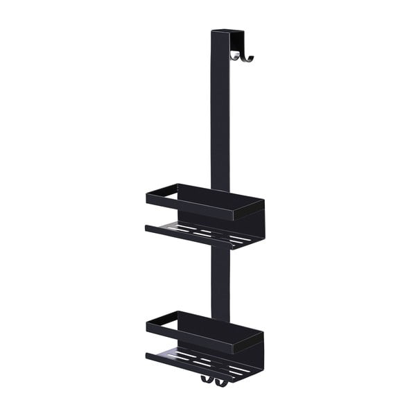 Crna viseća kupaonska polica od nehrđajućeg čelika Bribano – Wenko